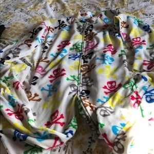 Fleece footie pajamas
